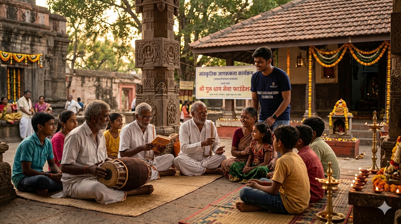 सांस्कृतिक जागरूकता और पुरानी परंपराओं को पुनर्जीवित करने का श्री गुरु धाम सेवा फाउंडेशन का अभियान